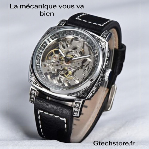 Montre homme automatique - homme, creux