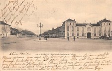 CPA ROMANS - Boulevard Gambetta et Collège