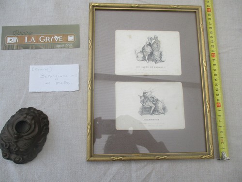 Deux gravures monnier henry - deux, [monnier,