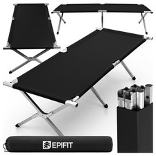 Lit de camping chaise longue