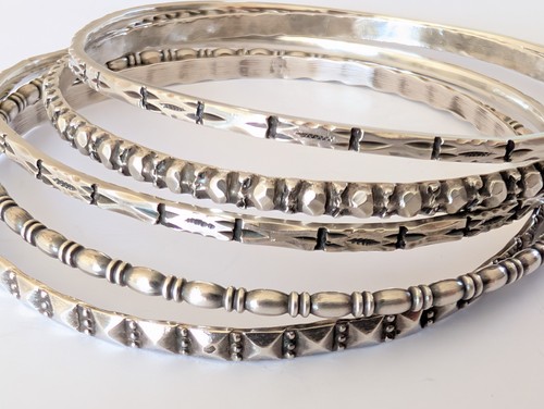 Ancien bracelet argent massif - ancien,
