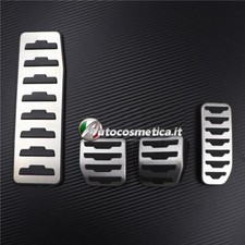 Kit Cover 4 pédales en aluminium satiné Range Rover Evoque boîte manuelle 11-23