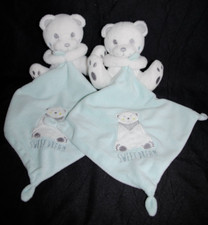 Doudou ours blanc nicotoy - 🍀doudou,