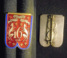 INSIGNE MILITAIRE – 16° DRAGONS – NOMEN LAVDESQUE - DRAGO Mle 1