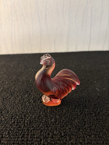 Coq rouge cristal lalique - en,