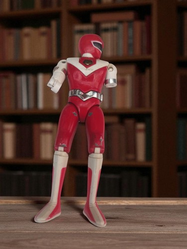 Figurine bioman rouge vintage - figurine,