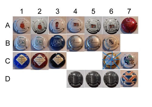 Capsules champagne ou - capsules, de