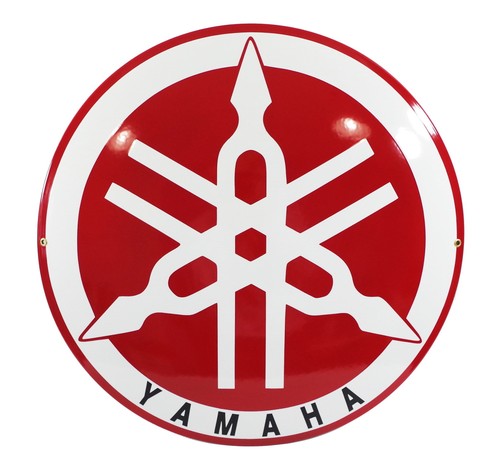 Plaque emaillée yamaha 50 - plaque,