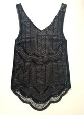 Robe Asos noir à perles -