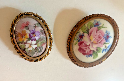 Anciennes broches en - broches,