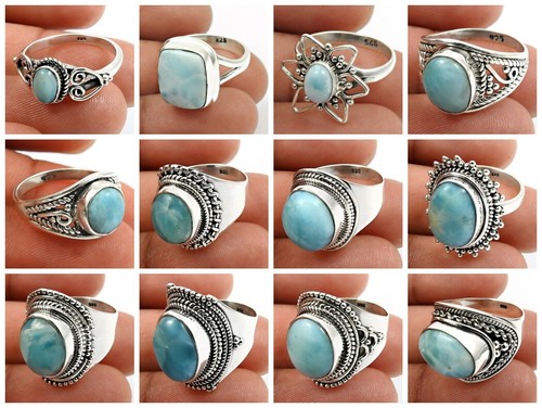 Bague tendance larimar - en,