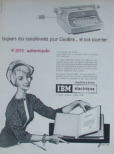 Publicite ibm electrique - ibm,