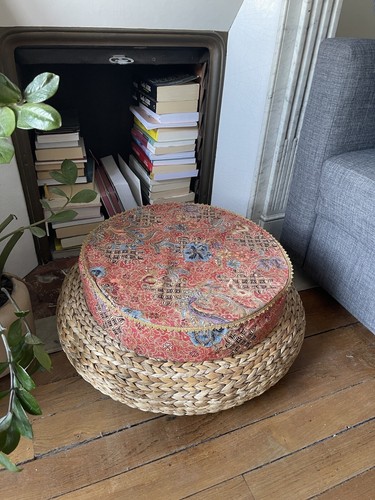Pouf rotin - pouf,