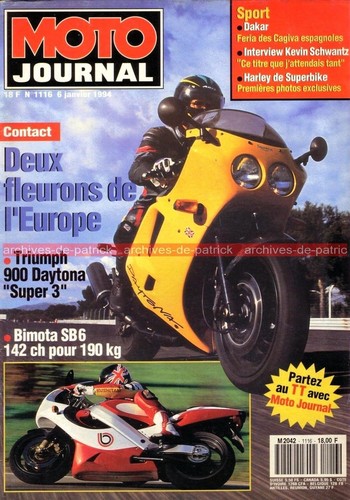 Moto journal 1116 triumph 900 - moto,