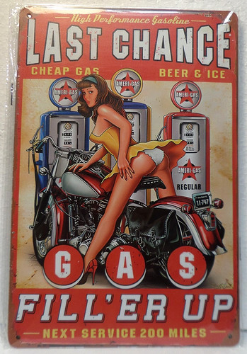 Plaque metal vintage 20x30 - plaque,