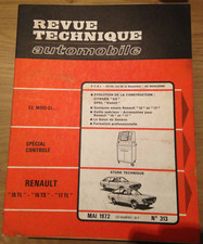 REVUE TECHNIQUE AUTO RTA N° 313 1972 Renault R15 R17 15 TL TS 17 TL Citroen GS