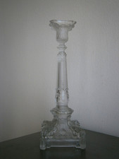 Bougeoir fin XIX°s Verre