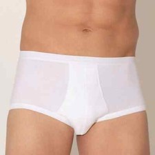 2 slips ouverts blancs taille 6/XXL marque Eminence en pur coton premium