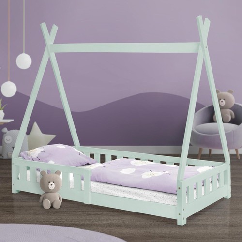 Lit enfant tipi vert - d'enfant, menthe