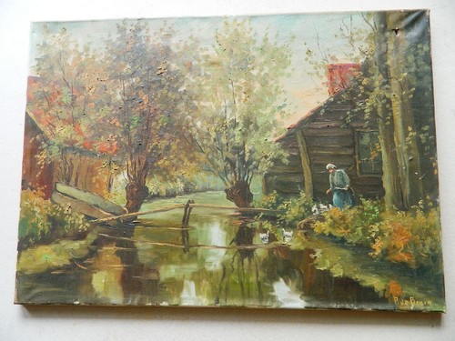 Tableau huile sur toile