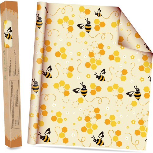 Beeswax food wrap roll 13x39 - food,
