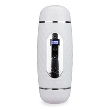 Masturbateur sex toy homme double entrée avec compteur de va-et-vient automatiqu