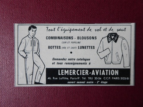 1960 pub lemercier - 1960's, aviation