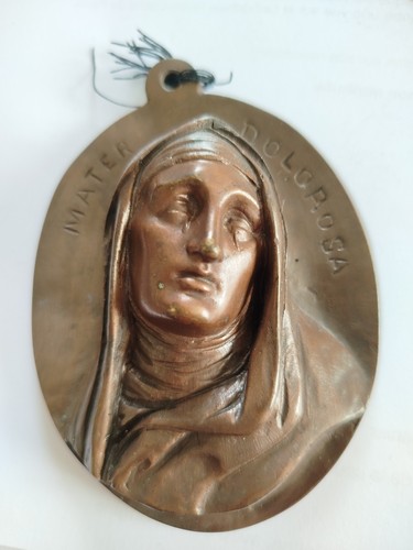 Sculpture bronze vierge - sculpture,
