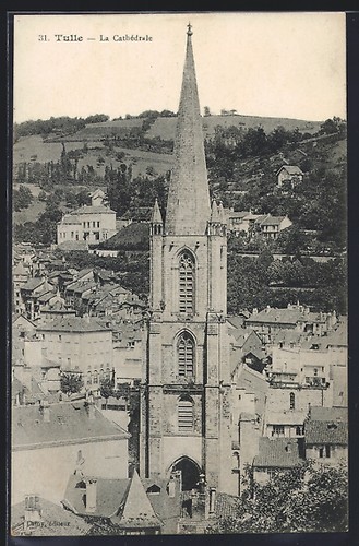 Cpa tulle cathédrale - cpa,