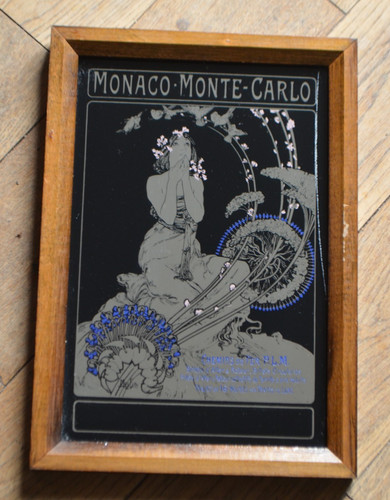 Ancien miroir mucha monaco - ancien,
