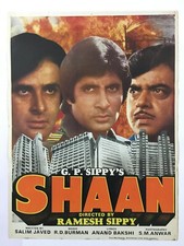 1980 Bollywood Affiche Shaan