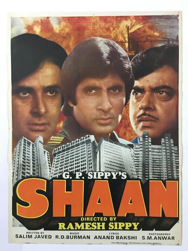 1980 bollywood affiche shaan - 1980,