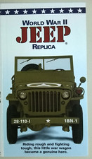 Willys Jeep World War II (1940) : Brochure publicitaire DANBURY MINT