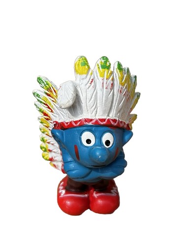 Figurine schtroumpf chef - figurine,