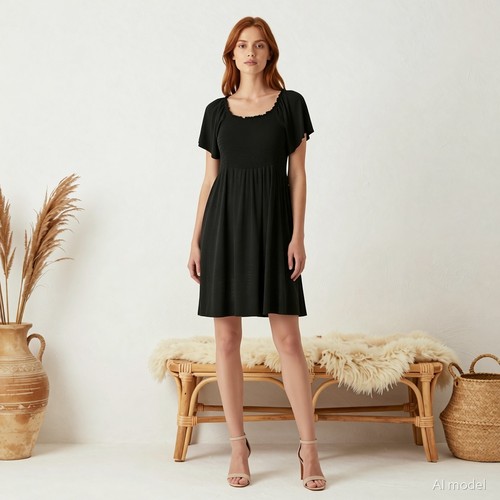 Boho goth robe longue - boho, mi-longue