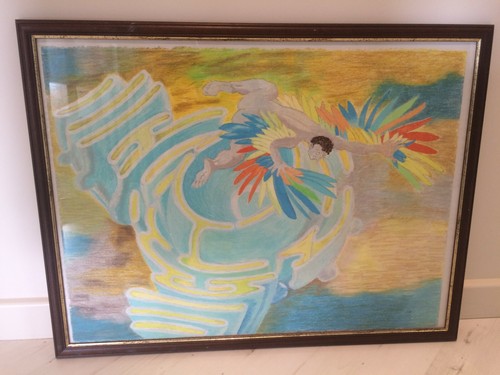 Grand tableau pastel - grand,