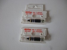 Rotring : lot de 2 pointes rapidograph / variant 0,5 mm (art 710 050) NEUF