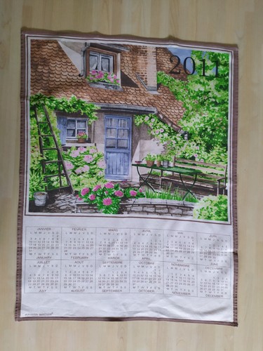 Calendrier tissu 2011 - calendrier,