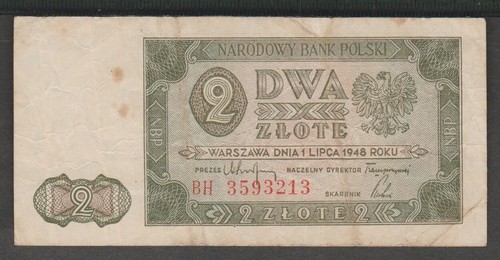 Pologne zlote 1948 tb - pologne,