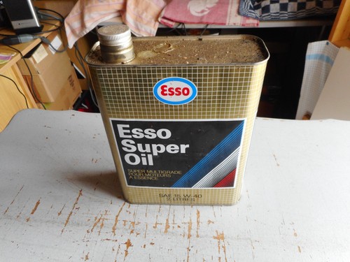 Bidon huile esso - bidon, d’huile