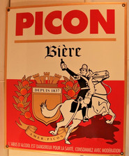 Plaque émaillée Picon