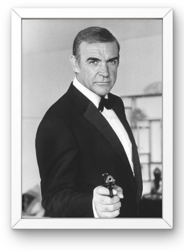 Sean connery framed photo - framed,