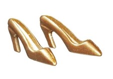 Maison de Poupées Doré Haut