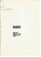 PLAN - "RIKIKI" 