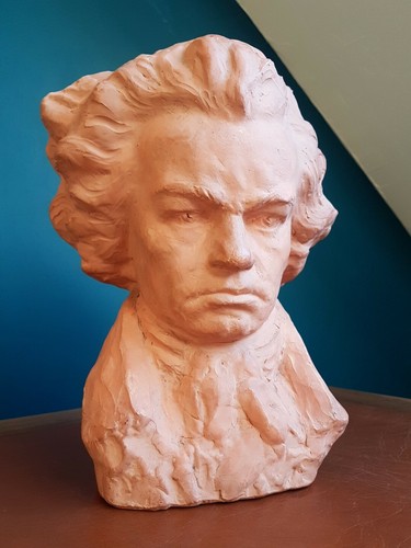 Buste terre cuite ludwig - ludwig, van