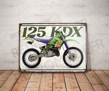 Plaque métal vintage kawasaki - plaque,
