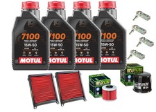 Tagliando Honda Africa Twin 1100 DCT Huile 7100 15W50 Filtres Air Huile Bougies