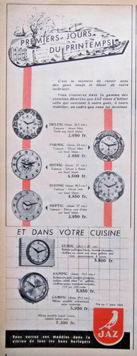 Publicité presse 1954 - publicitÉ,