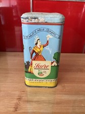 Ancienne boîte Pâtes LSK CSKI Chanson " Il pleut bergère " 500grs No Banania