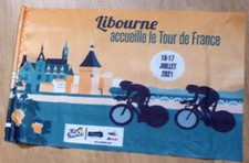 cyclisme - Collection Drapeau Tour de France Libourne 2021